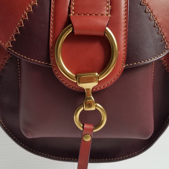 Frye colorblock saddle bag - Picture 5 of 10